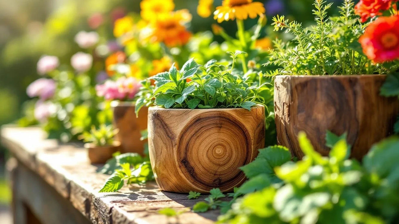 Creatieve DIY-projecten om resthout om te toveren tot handige tuinaccessoires voor je planten