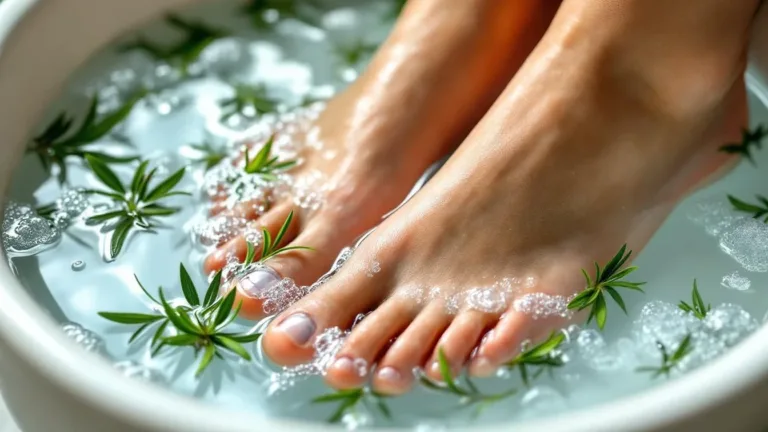 Voetbad met azijn en rozemarijn: de ultieme oplossing tegen voetengeur na een lange dag